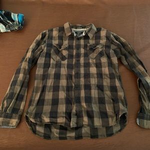 Carbon XL classic fit mens long sleeve button down